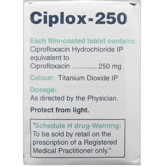 ciplox 250mg tablet 10's